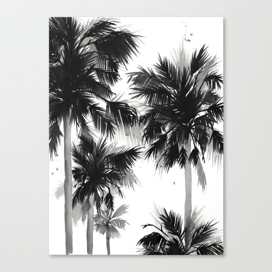 Paradis Noir IV Canvas Print