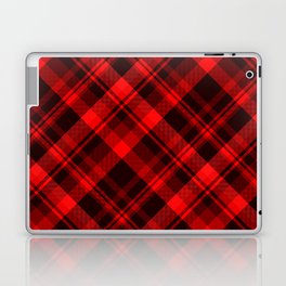 Red and Black Plaid Tartan Laptop & iPad Skin