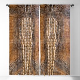 Crocodile leather texture Blackout Curtain