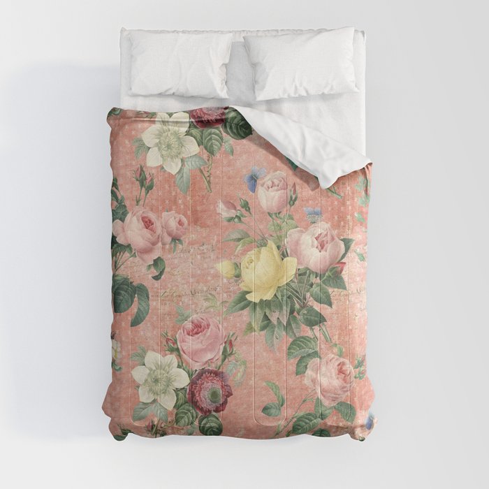 Vintage Rose Garden Comforter