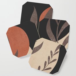 Abstract Art /Minimal Plant 74 Coaster