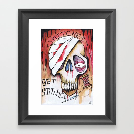 snitches Framed Art Print