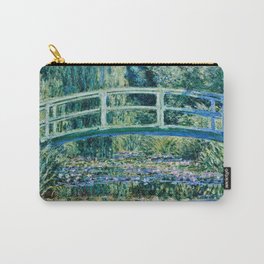 Claude Monet - Water Lilies And Japanese Bridge Carry-All Pouch