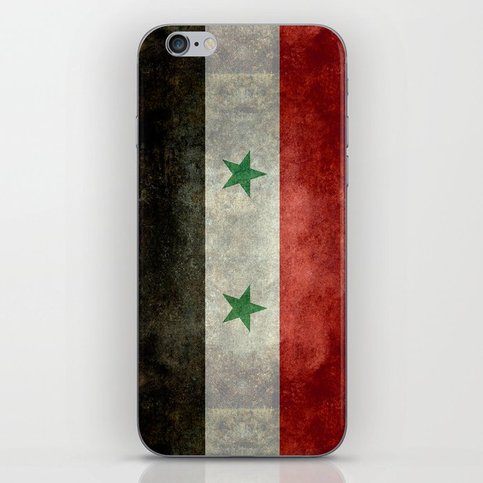 Flag of Syria - grungy iPhone Skin