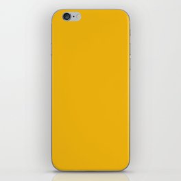 Solid Mustard iPhone Skin