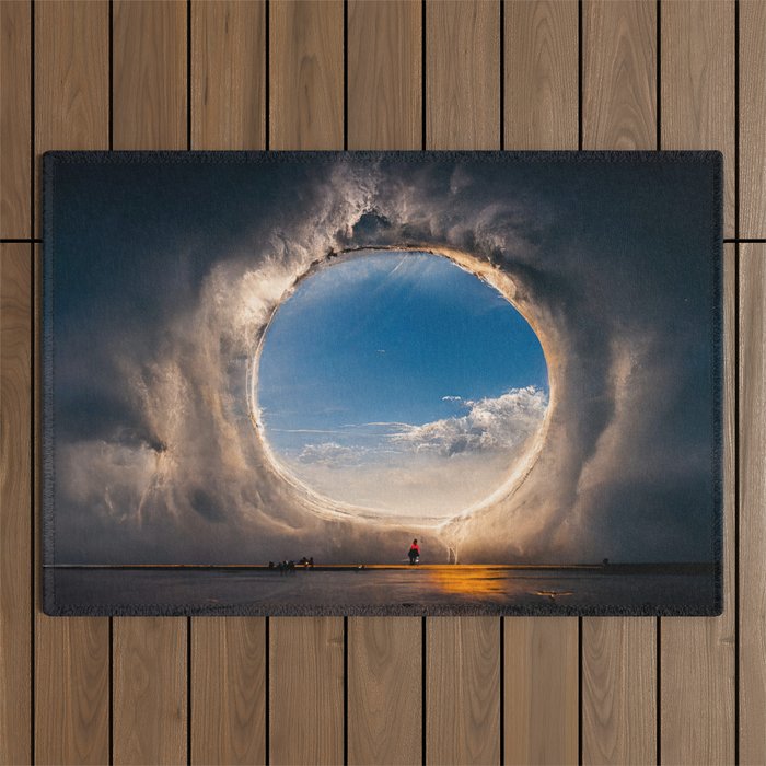 Portal to Calmness  Outdoor Rug