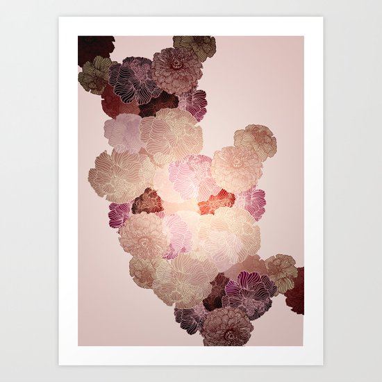 Florals // Pattern II Art Print