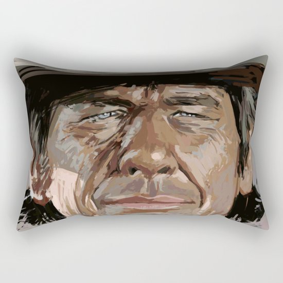 Harmonica Man Rectangular Pillow