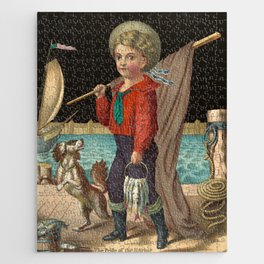 The pride of the harbor, 1874 Jigsaw Puzzle