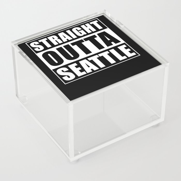 Straight Outta Seattle Acrylic Box