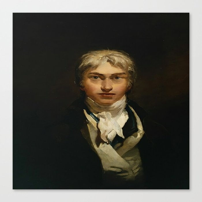 Joseph Mallord William Turner , Autoportrait , 1799 Canvas Print