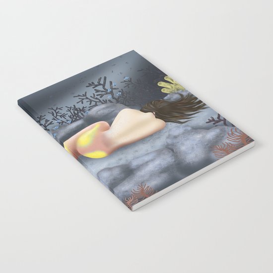 Sleeping Mermaid Notebook