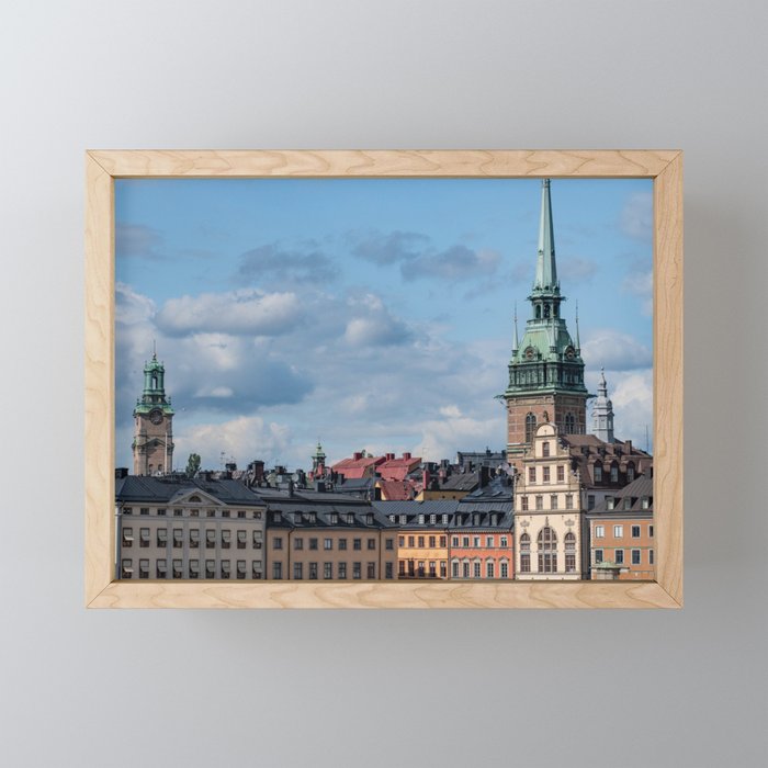 Stockholm Framed Mini Art Print