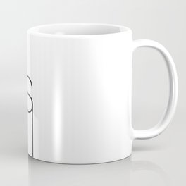 " Tower Collection " - Minimal Letter S Print Coffee Mug