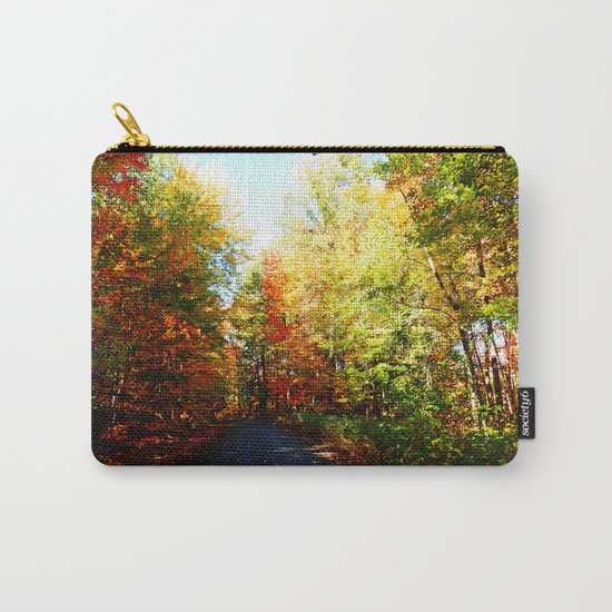 Into the Fall Forest Carry-All Pouch