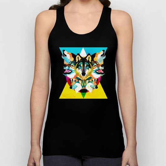 wolves Unisex Tank Top