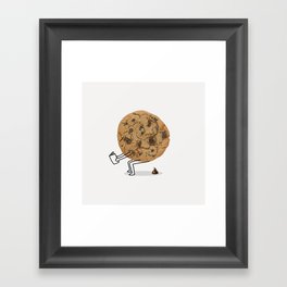 The Making of Chocolate Chips Framed Art Print