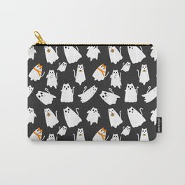 Spooky Kitty Ghosts Carry-All Pouch