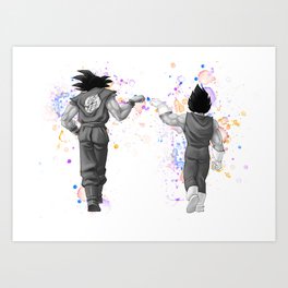Kakarotto Goku Vegeta Dragon Ball Art Print By Maxiposters Society6