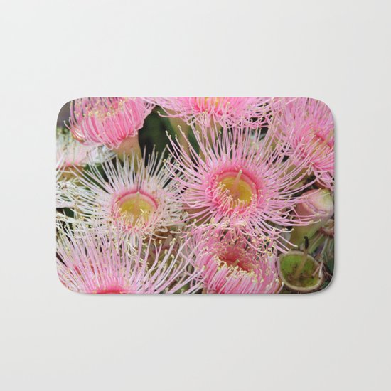 Pink Flowering Gum Bath Mat