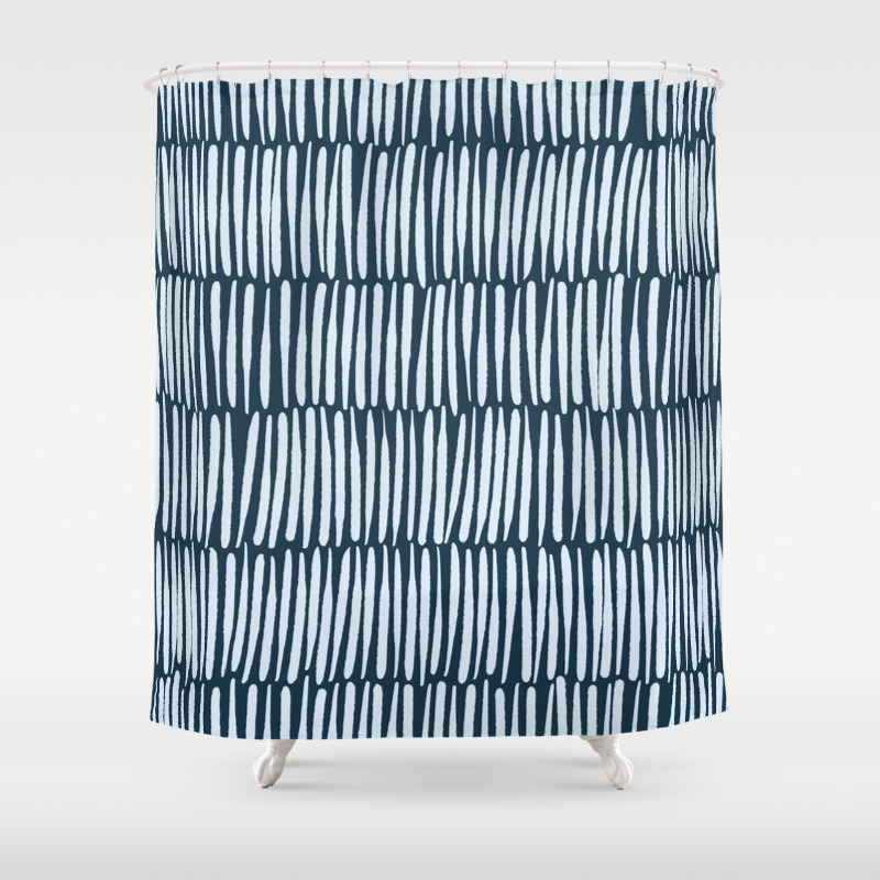 Inspired By Nature Organic Line Texture Dark Blue Elegant