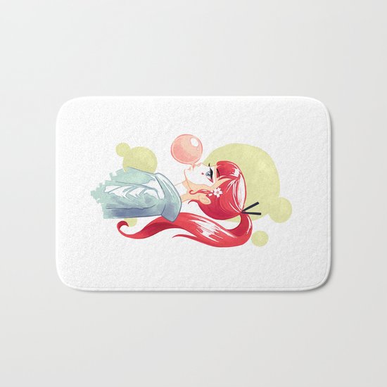 Bubblegum Bath Mat