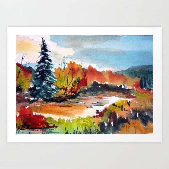 Autumn Color Art Print