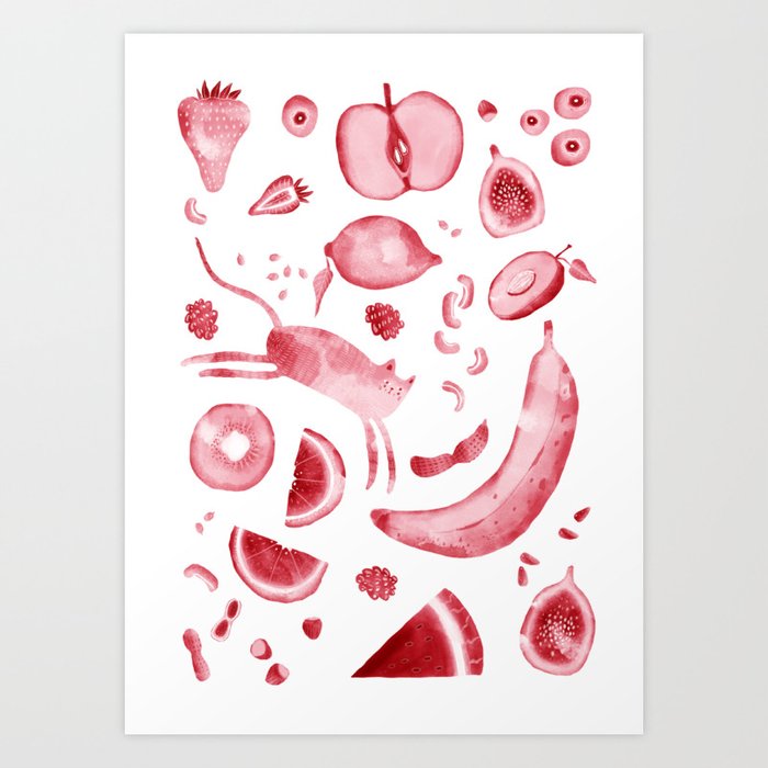 CATTO fruit Art Print