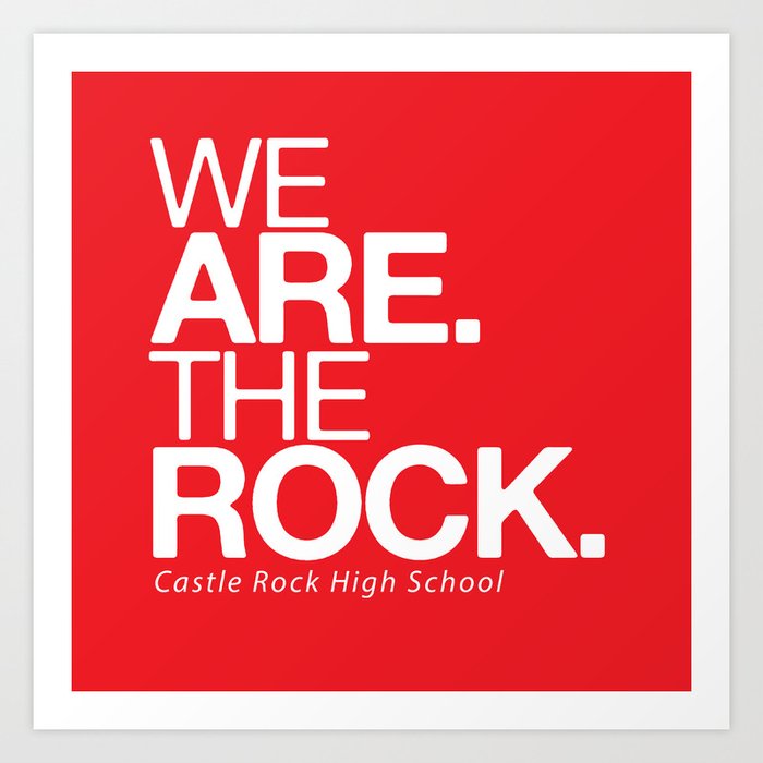 WE ARE THE ROCK Art Print