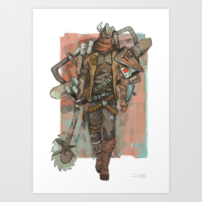 Dust Raider Art Print