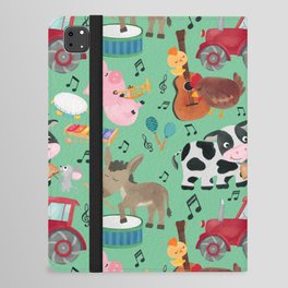 Watercolor Farmyard Band iPad Folio Case