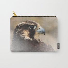 Vignetted Profile of a Peregrine Falcon Carry-All Pouch | Bird, Pacificnorthwest, Profilesofnature, Fauna, Photo, Falcon, Birdofprey, Portraitsofnature, Peregrinefalcon, Wildlifeencounters 