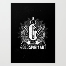 Gold Spirit Art Art Print