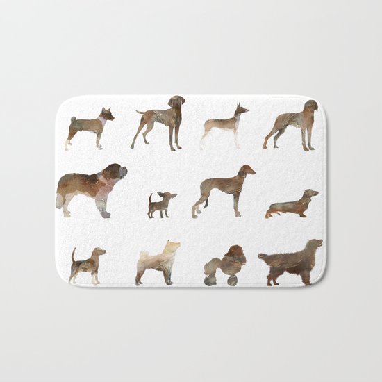 Dogs Bath Mat