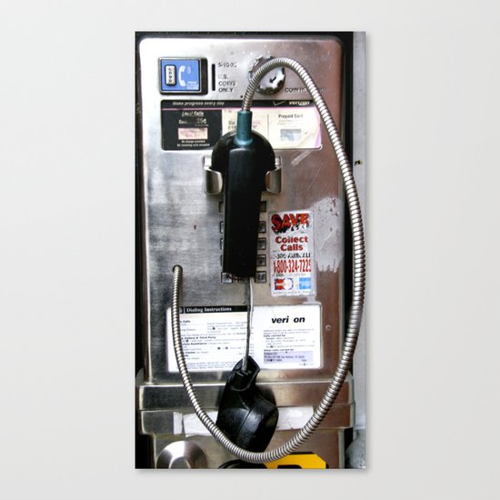 Pay Phone VIII Canvas Print