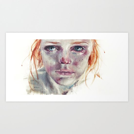 my eyes refuse to accept passive tears Art Print