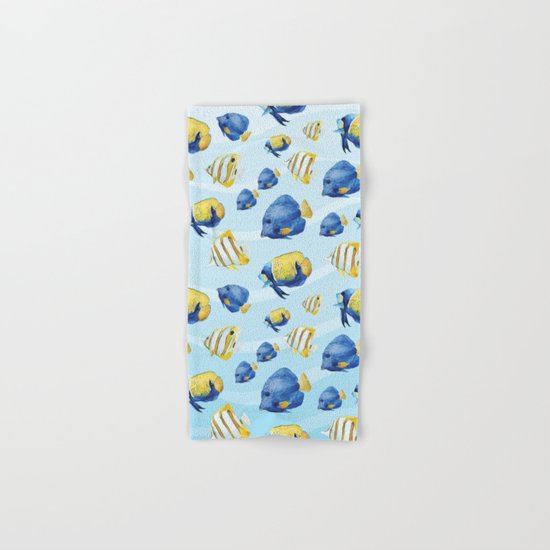 Marine Pattern 08 Hand & Bath Towel