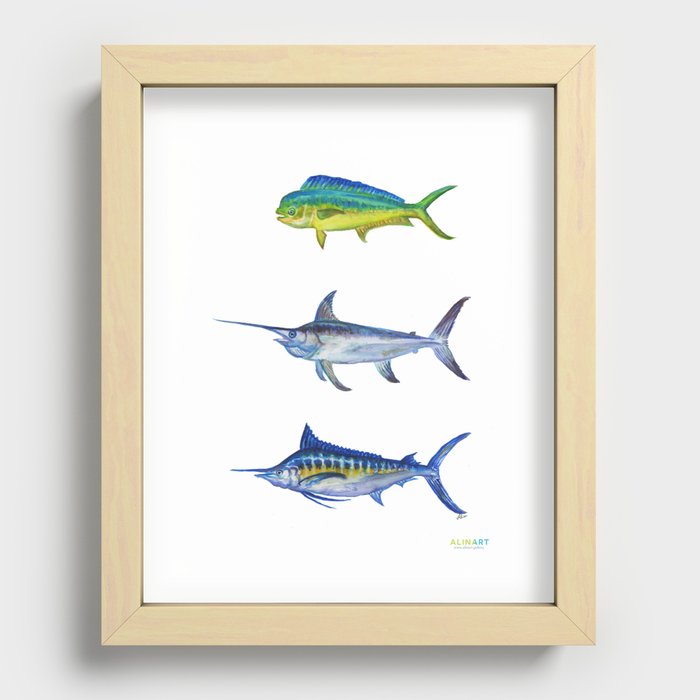 Fish Recessed Framed Print