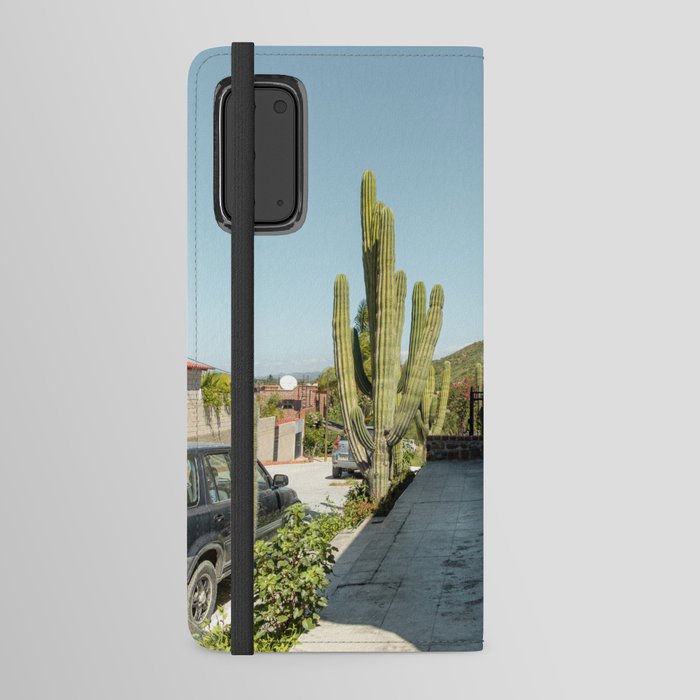 Mexico Photography - Nice White And Turquoise House Android Wallet Case