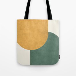Halfmoon Colorblock 2 - Gold Green  Tote Bag