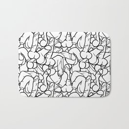 Schlong Song in White, All the Penis! Bath Mat | Joanandrose, Viagra, Erection, Testicles, Nudemale, Drawing, Husbandandhusband, Humananatomy, Sex, Pride 