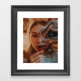 Warped Framed Art Print