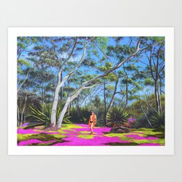 Beck in the Bush Art Print