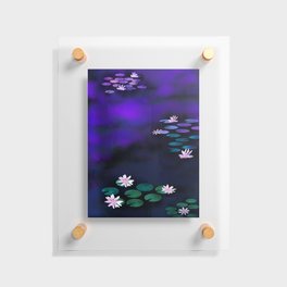 Water Lilies Floating Acrylic Print