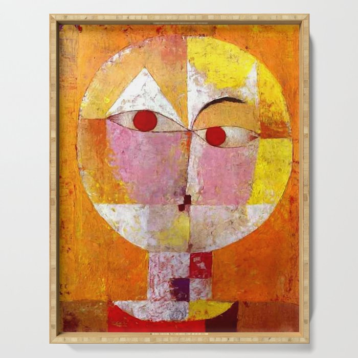 Paul Klee "Senecio 1922" Serving Tray