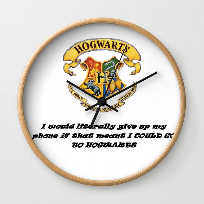 Anything FOR Hogwarts Wall Clock