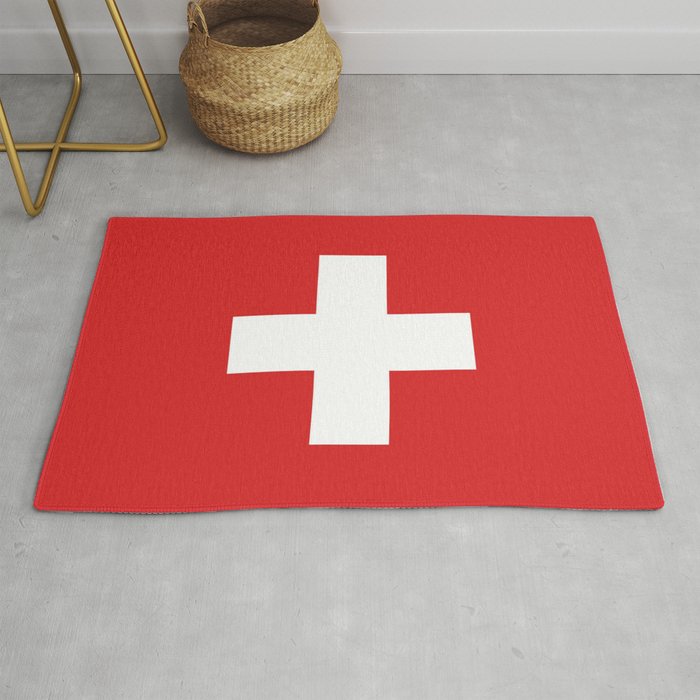 Switzerland Flag Rug