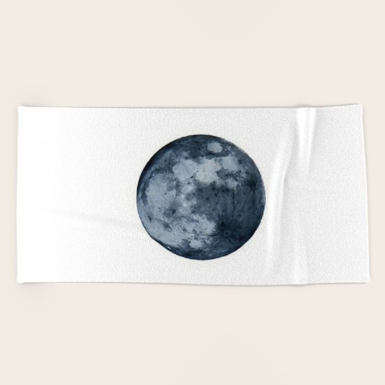 The Moon Beach Towel