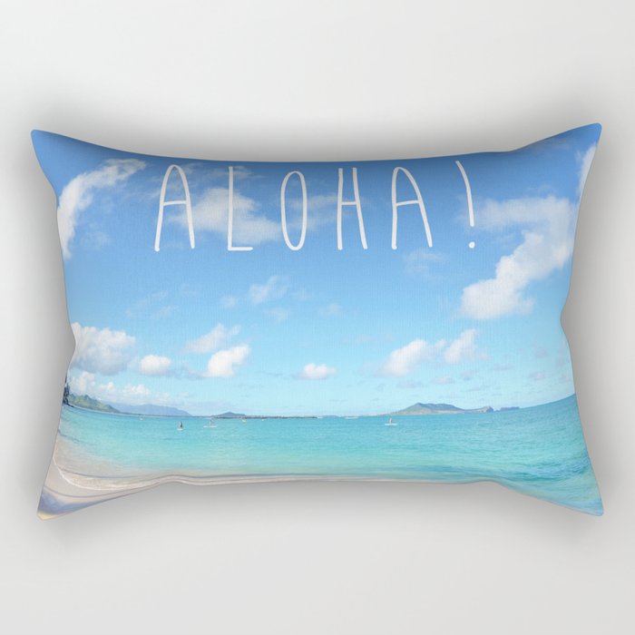 Lanikai Aloha v2 Rectangular Pillow