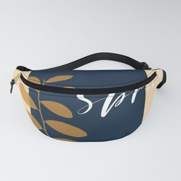 Spring Yellow and Blue Fanny Pack